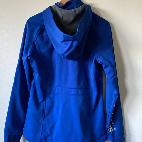 Golden State Warriors Womens Fitted Jacket With Hood Medium - Picture 2 of 13